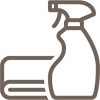 Cleaning supplies icon